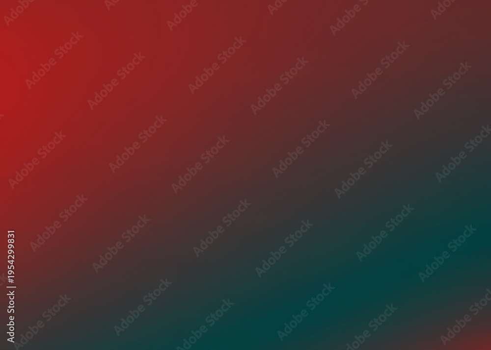 Obraz premium Deep crimson red fades softly into a dark muted teal creating a rich atmospheric color gradient background ideal for digital art projects