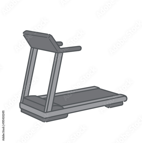 トレッドミル（ランニングマシン）のイラスト