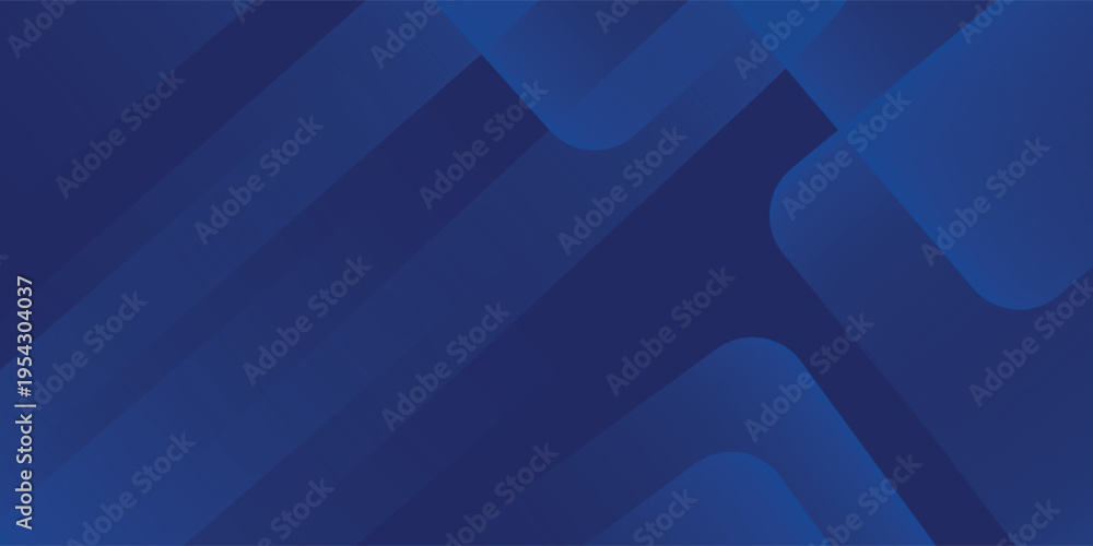 Obraz premium Abstract blue background with glowing geometric lines. Modern blue gradient square shape design. Futuristic technology concept. Suit for brochure, corporate, website, poster, banner, cover modern