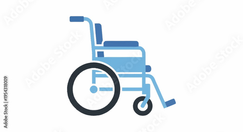 icon of a blue wheelchair.