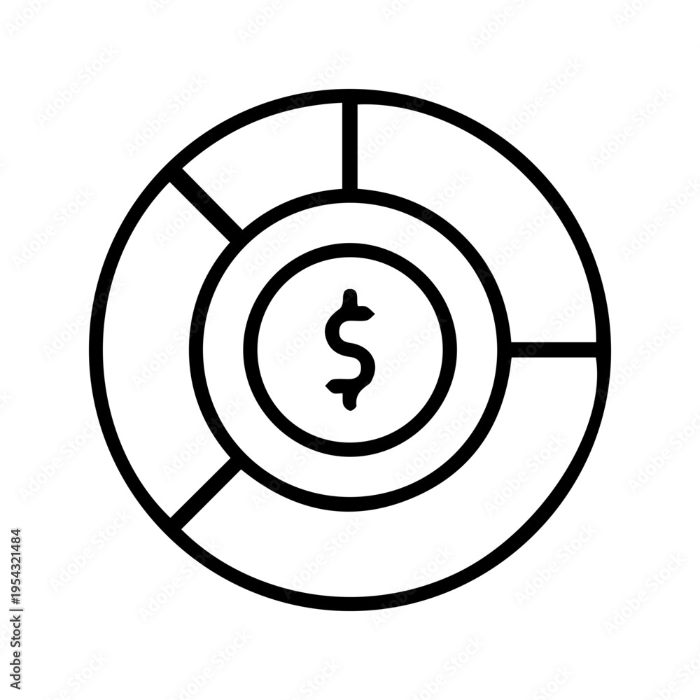 Fototapeta premium Financial Data Overview