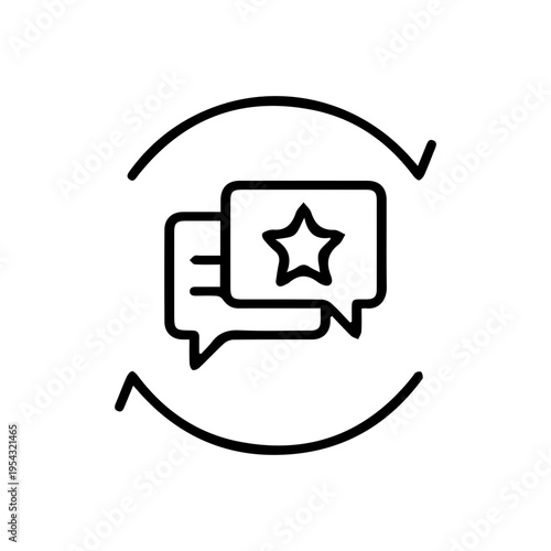 Feedback Exchange Loop Icon