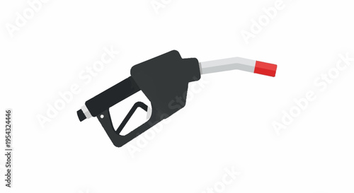 Fuel pump nozzle for gasoline station.