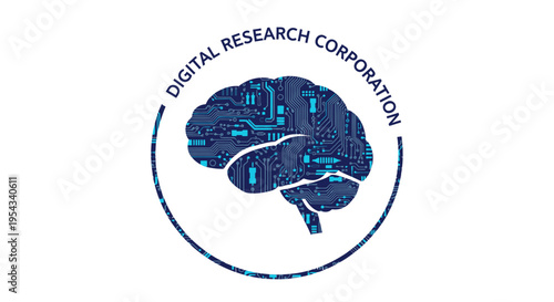 Artificial Intelligence Brain Network Concept - Digital Technology