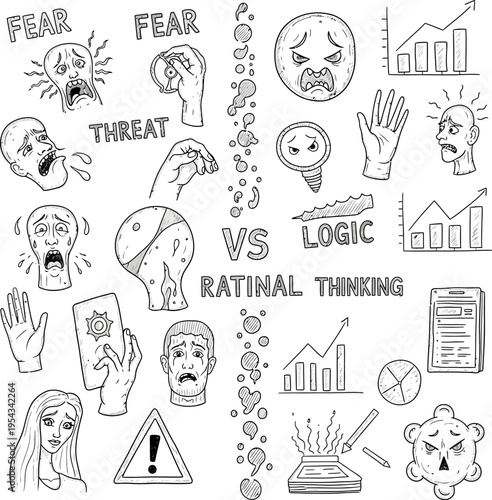 The Internal Conflict Between Fear and Rational Thinking Understanding Emotional and Logical Responses