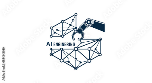 Artificial Intelligence Robotic Arm Network Connection