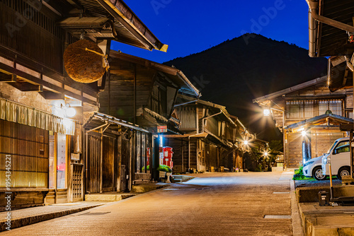 長野県　奈良井宿・古い町並み　