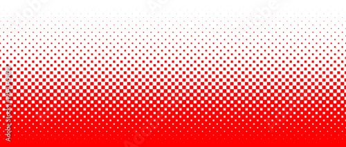 Φωτογραφία Red square pixel halftone gradient texture