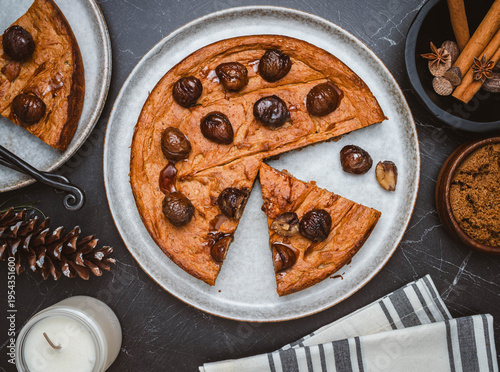 Italian chestnut cake