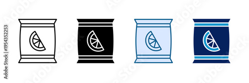 Healthy Snack Icon Set Multiple Style Collection