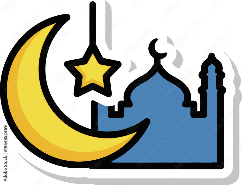 Fototapeta premium vector illustration of a star