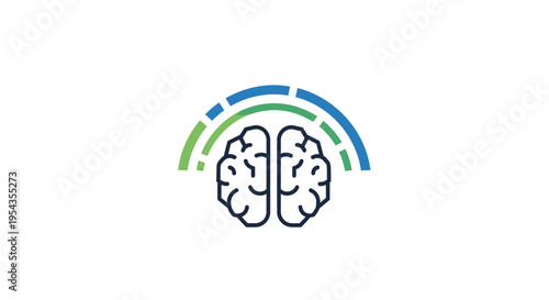 Brain Power Concept with Neural Network and Intelligence Technology