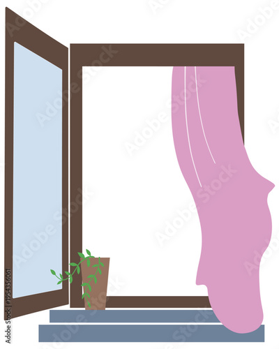 窓の形をしたデザインフレーム