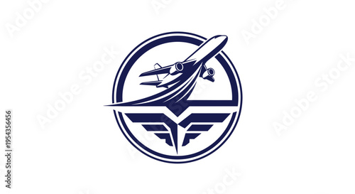 Commercial Aviation Flight - Modern Jet Airplane Taking Off