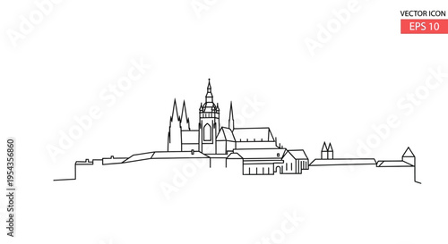 Historic Castle Architecture Medieval Building.