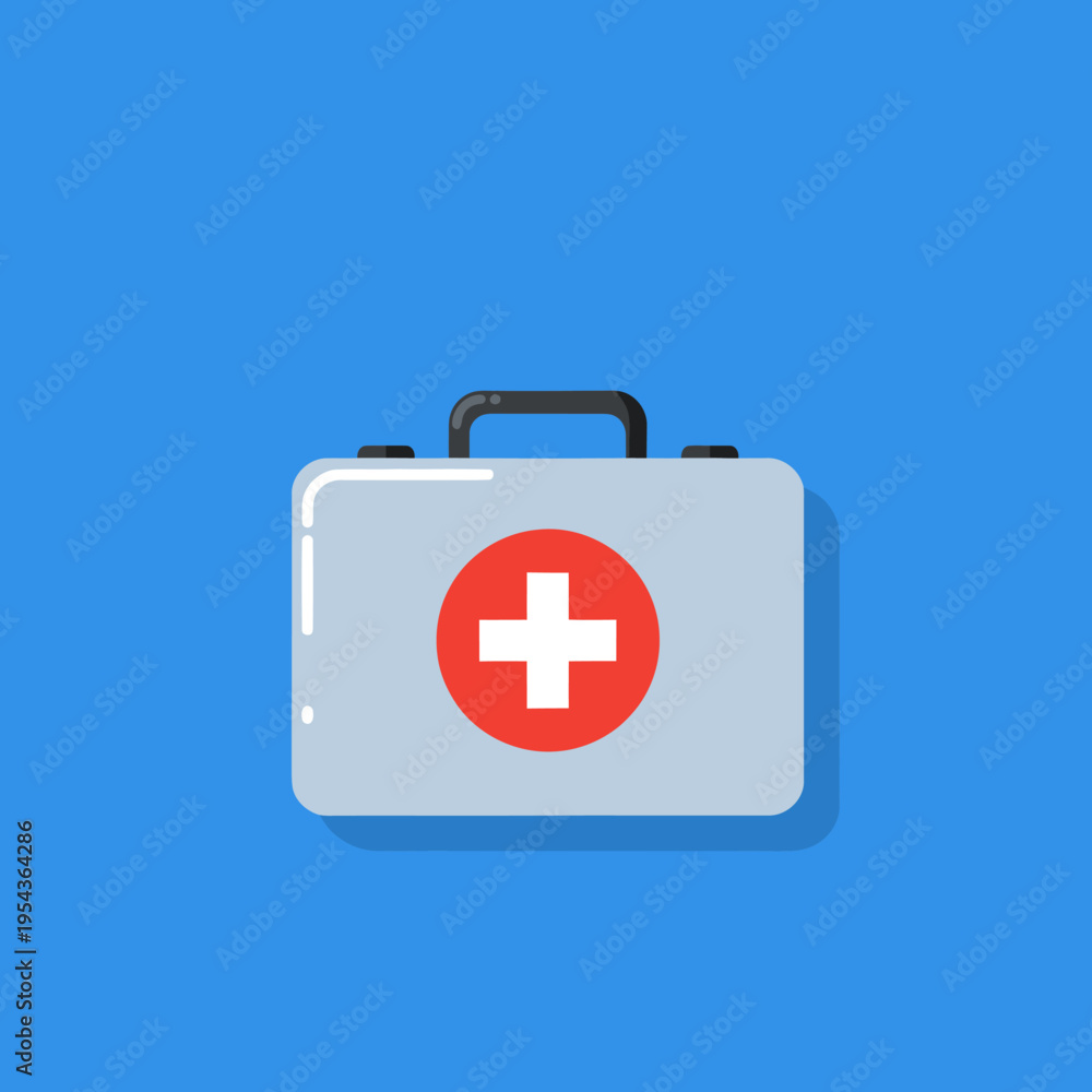 Fototapeta premium First Aid Kit Medical Emergency Bag.