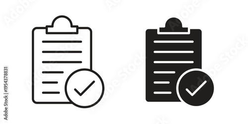 Compliance icon. Vector linear icons. Editable stroke vector illustration