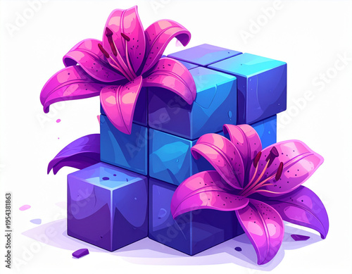 Tetris Lily Block Stack