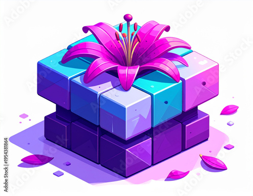 Tetris Lily Block Stack