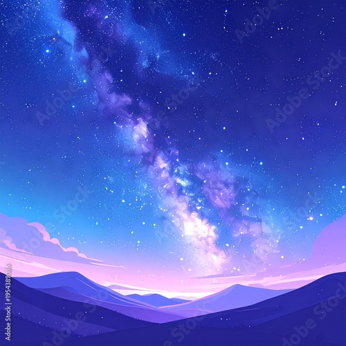은하수밤하늘배경_별빛우주풍경
