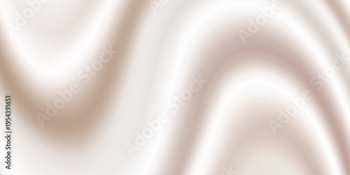 Elegant light cyan milky beige teal drapery fabric. Ocean, sea, peacock, pine hues. Luxury crumpled silk satin background. Wide drape with folds. Business, interior, furniture, clothes themes. Backdro