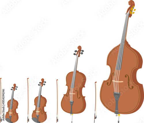 バイオリン属のアイコンセット