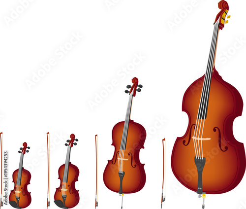 バイオリン属のアイコンセット