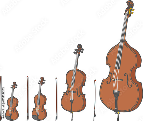 バイオリン属のアイコンセット
