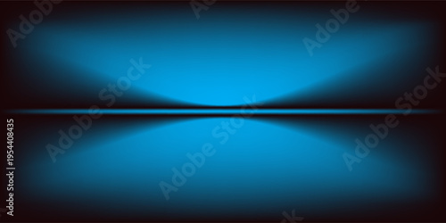 Abstract gradient podium background. blue empty 3d studio backdrop