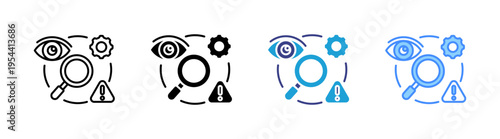 Root Cause icon set multiple style collection