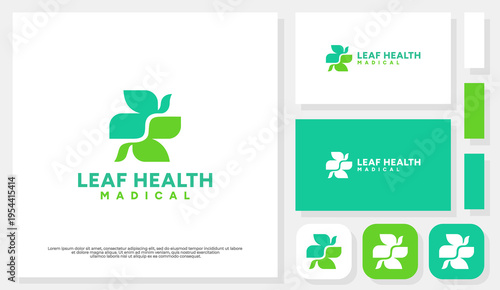 Minimal medical concept representing balance and well-being