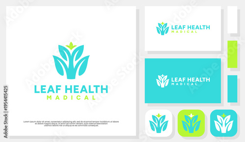 Modern healthcare concept with natural and eco-friendly values