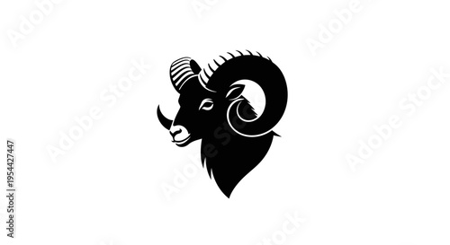 A minimalist logo for the RAM brand vector