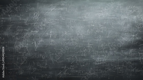 markings. Blackboard with abstract chalk drawings, creating an artistic and mysterious composition. event programs, museum guides, designed for cultural heritage projects and event programs.
