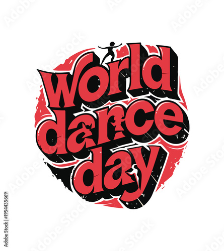 World Dance Day Typography Vector Celebration Design