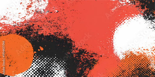 Abstract vivid explosion of colors in a graffiti-inspired artwork. A striking composition that encapsulates urban energy and creative chaos.