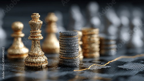 Investing Strategic Wealth Concept Featuring Structured Asset Allocation System Smart Investment Planning Framework Portfolio Optimization Strategy Risk Management Vision Long Term Economic Stability