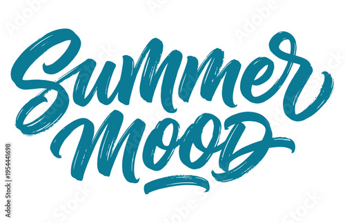 Summer mood inspirational quote typography text
