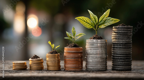 Investing Wealth Expansion Concept Showing Structured Portfolio Allocation System Smart Investment Planning Framework Risk Control Discipline Asset Growth Vision Economic Stability Direction