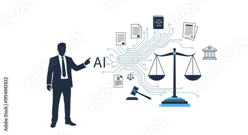 Artificial intelligence and the law a modern justice system concept
