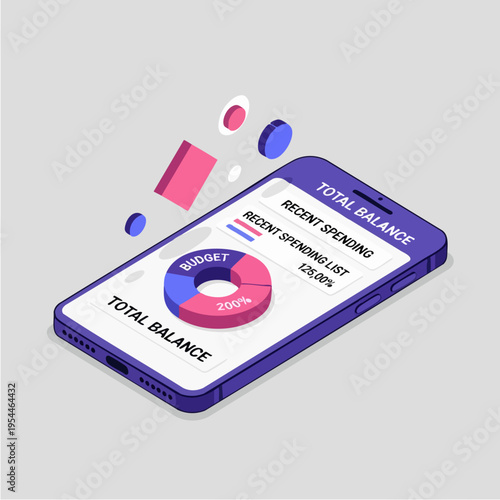 Mobile Phone App for Financial Budgeting and Spending Analysis.