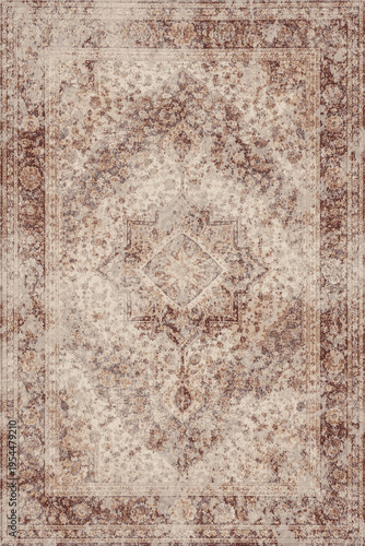 Folk style traditional printed Carpet with trending colors and texture in high resolution
