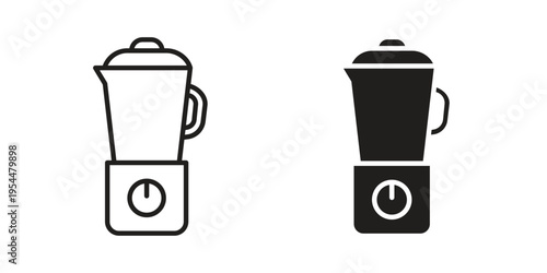 Blender icon for mobile application, button and website design.