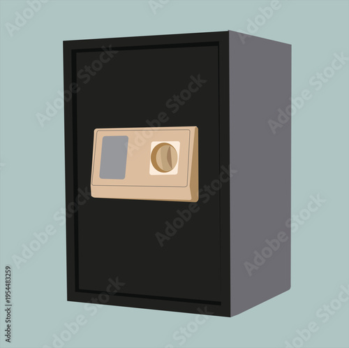 Digital safe deposit box. Digital money storage.
