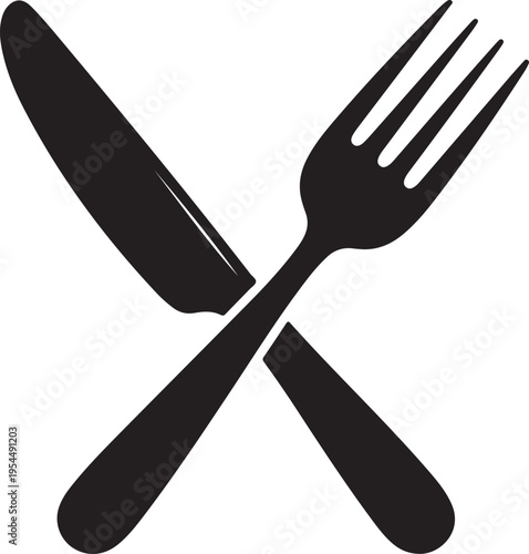 icon fork and knife sign