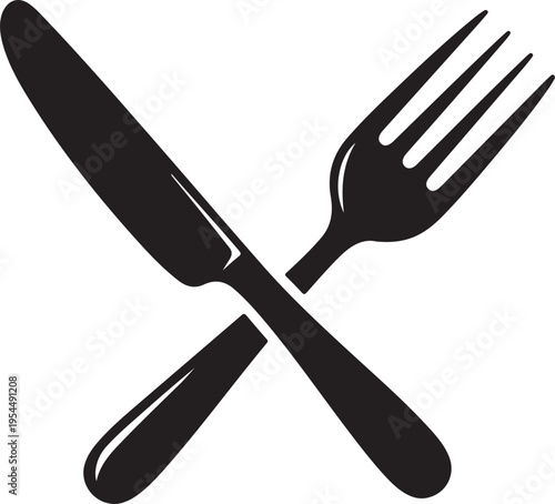 icon fork and knife sign