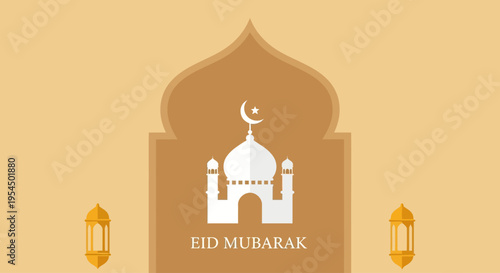 Eid Mubarak Greeting Card