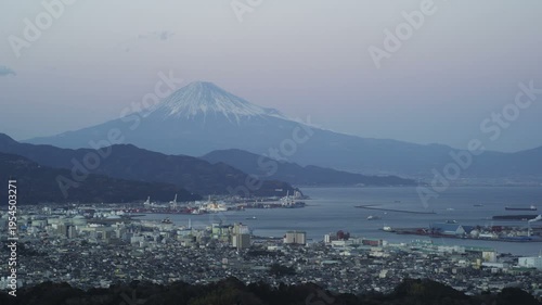 日本平から見た富士山 （微速度撮影）