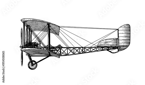 Stylized peregrine falcon vector soaring with wings spread on white background