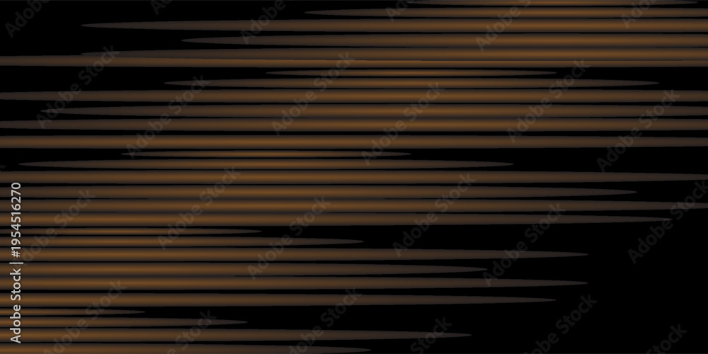 Obraz premium Dark Abstract Background with Golden Brown Horizontal Lines